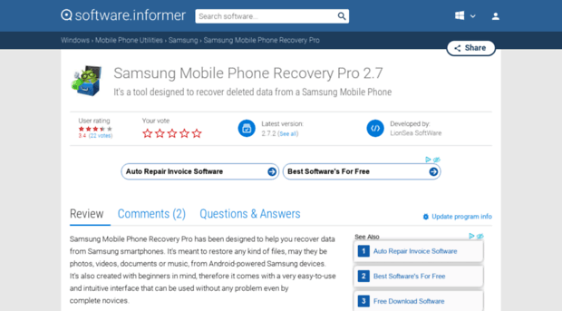 samsung-mobile-phone-recovery-pro.software.informer.com