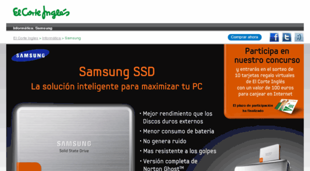 samsunghdssd.elcorteingles.es