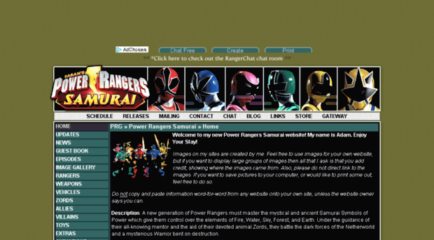 samurai.powerrangersgateway.com