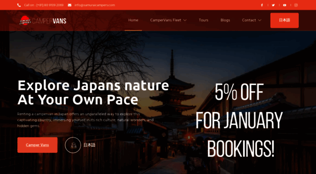 samuraicampers.com