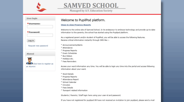 samvedschool.pupilpod.in