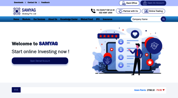 samyagbroking.com