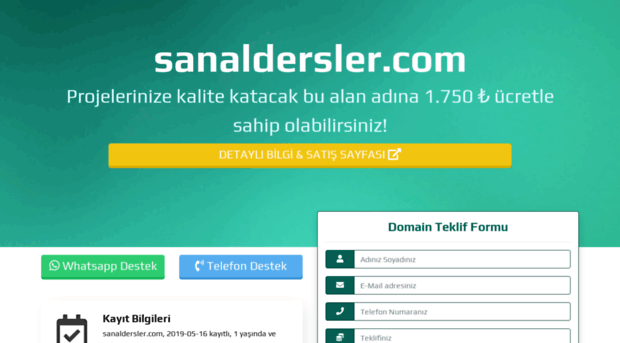 sanaldersler.com