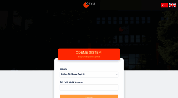 sanalpos.osym.gov.tr - ÖSYM Ödeme Sistemi - Sanalpos Osym