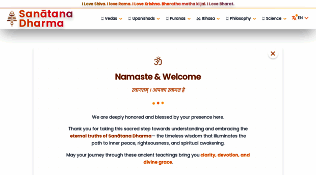 sanatanadharmam.in