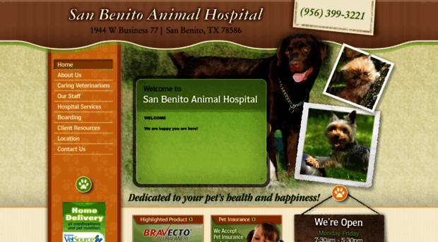 sanbenitoanimalhospital.com