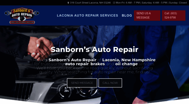 sanbornsautorepair.com