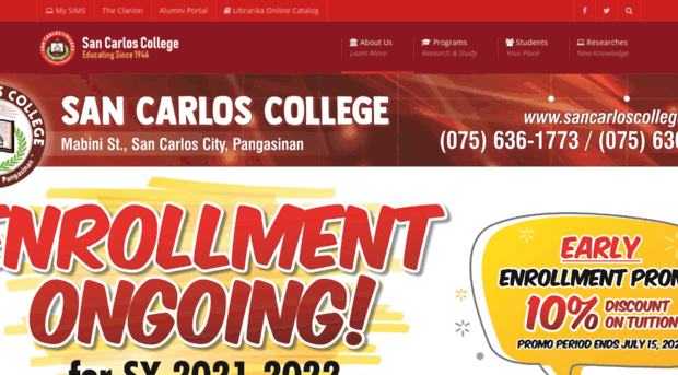 sancarloscollege.edu.ph