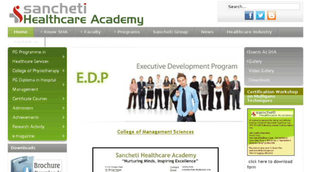 sanchetihealthcareacademy.com