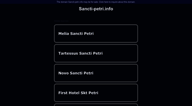 sancti-petri.info