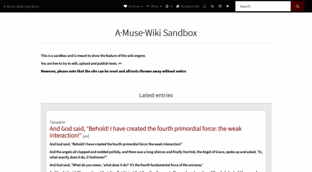 sandbox.amusewiki.org