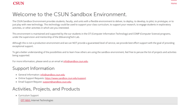 sandbox.csun.edu