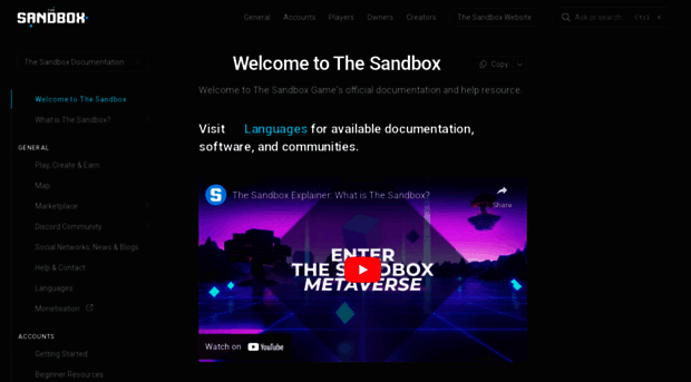 sandboxgame.gitbook.io - Welcome to The Sandbox | Engli... - Sandbox ...
