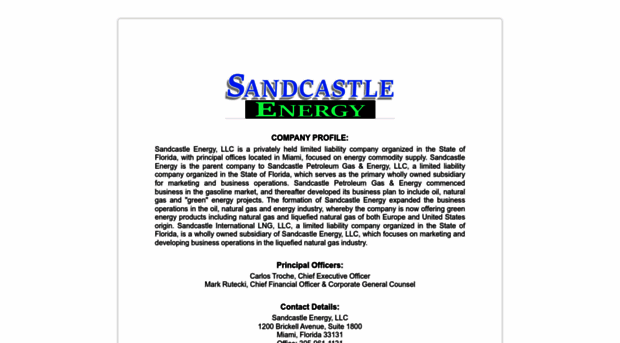 sandcastleenergy.com