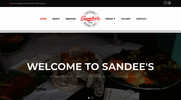 sandeescatering.com