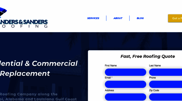 sandersandsandersroofing.com