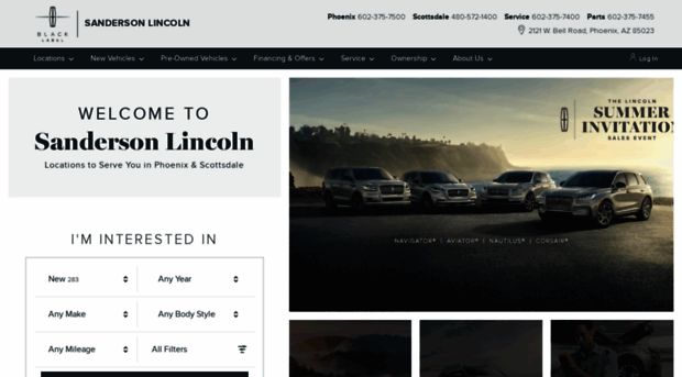 sandersonlincoln.com