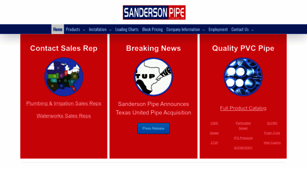 sandersonpipe.com