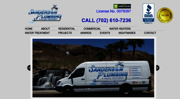 sandersonplumbinglv.com