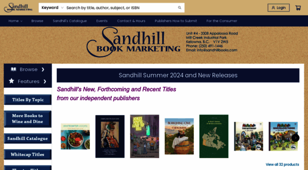 sandhillbooks.com