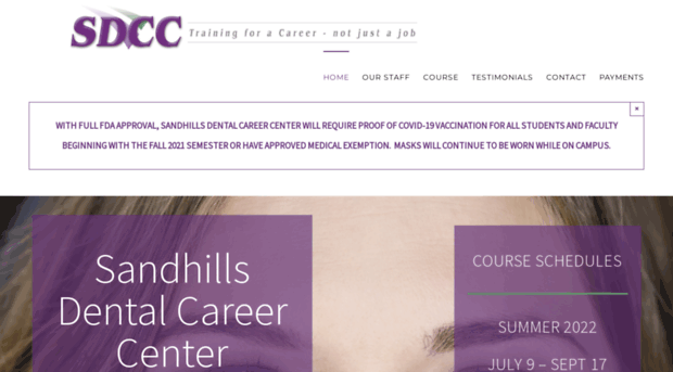 sandhillsdentalcareercenter.com