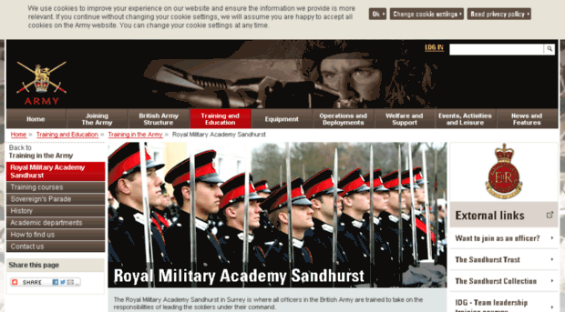 sandhurst.mod.uk