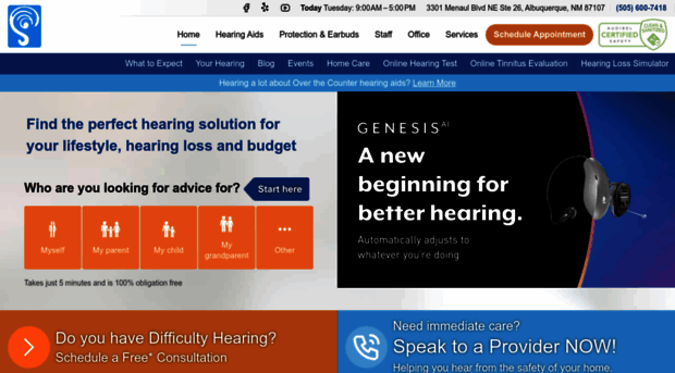 sandiahearingaidsalbuquerque.com