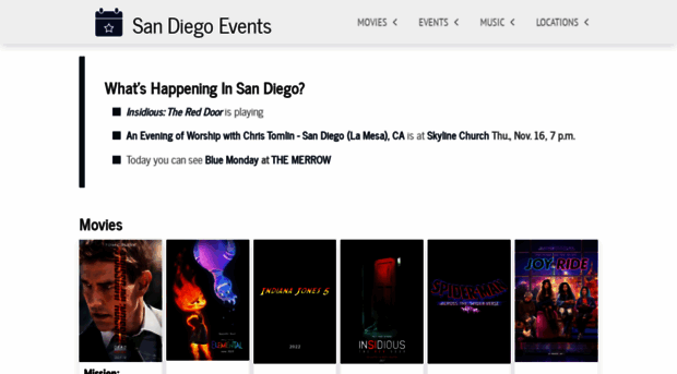sandiego.calendareventstoday.com
