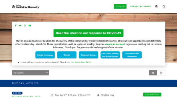 sandiegohabitat.volunteerhub.com