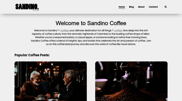 sandinocoffee.com