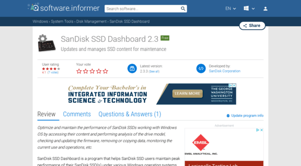 sandisk-ssd-dashboard.software.informer.com