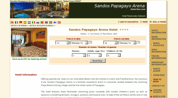 sandos-papagayo-arena.hotel-rez.com