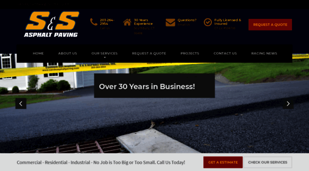 sandsasphaltpaving.com