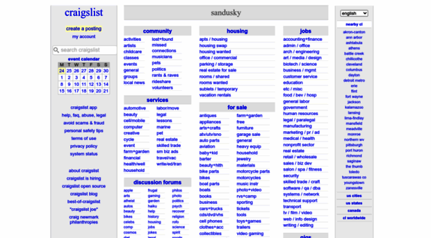 sandusky.craigslist.org