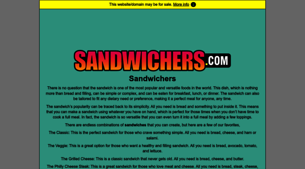 sandwichers.com