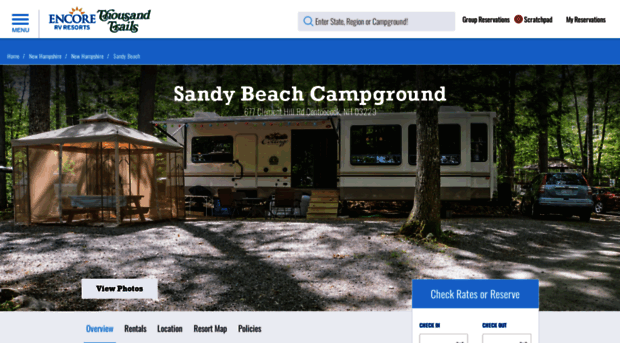 sandybeachrvresort.com