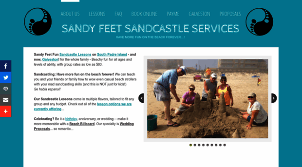 sandyfeetsandcastleservices.com