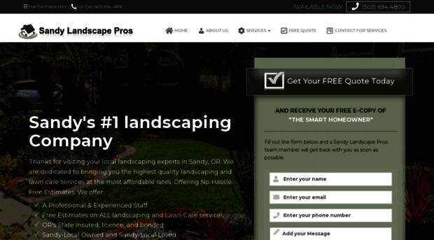 sandylandscapepros.com