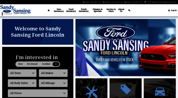 sandysansingfordlincoln.com