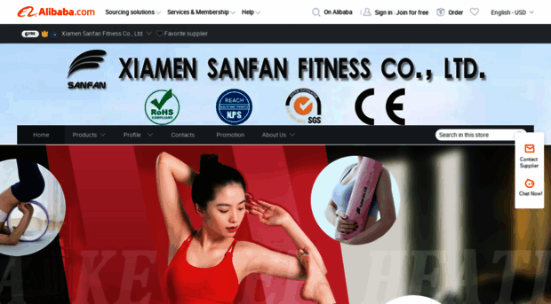 sanfanyoga.en.alibaba.com