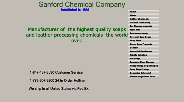 sanfordchemicalcompany.com