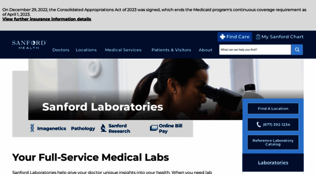 sanfordlaboratories.com