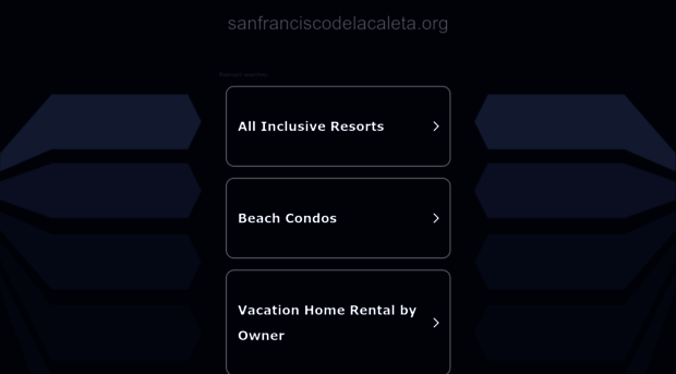 sanfranciscodelacaleta.org