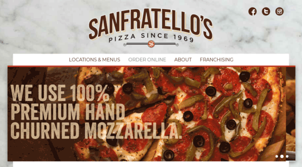 sanfratellospizza.com