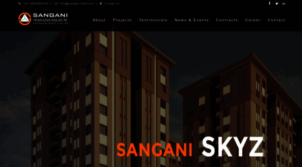 sanganiinfra.com