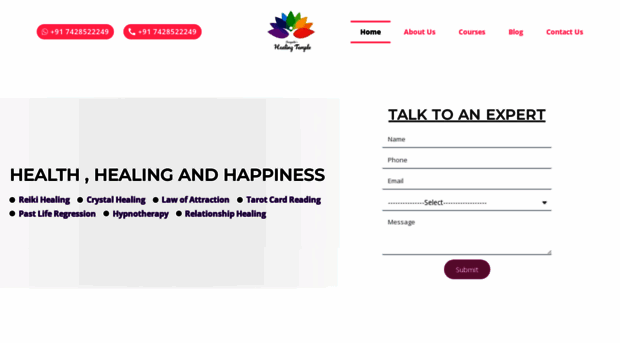 sangeetahealingtemples.com