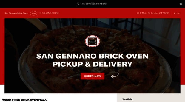 sangennarobrickovenpizza.com