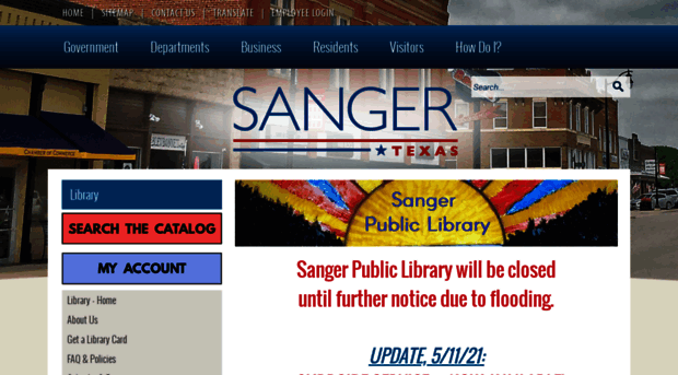 sangerlibrary.org