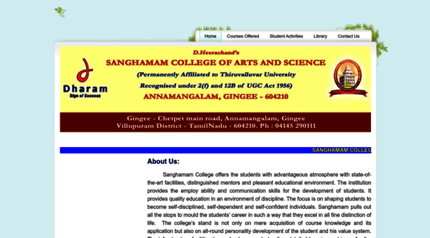 sanghamamcollege.weebly.com