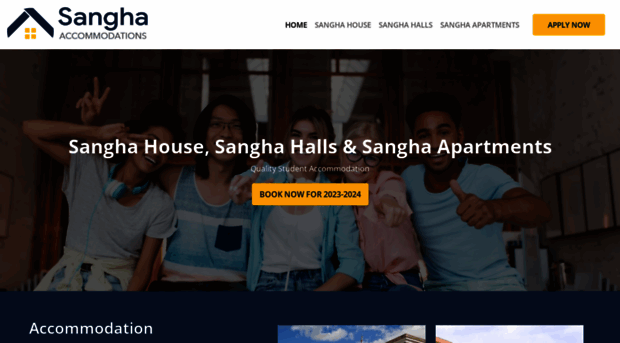 sanghastudentaccommodation.com